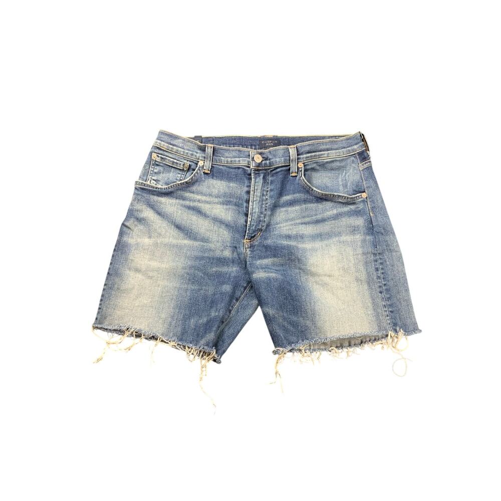 Citizens of Humanity by Jerome Dahan Sid Cutoff Denim Shorts Mens 36 Raw Hem USA